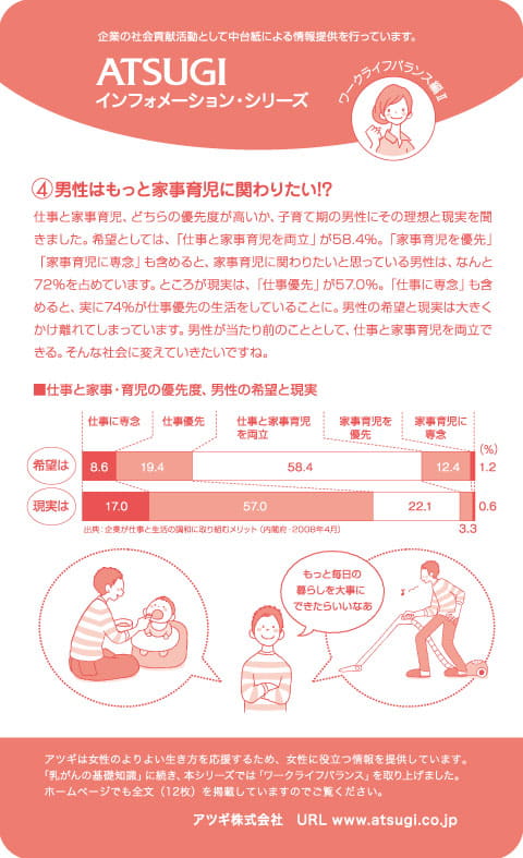 ストッキング中台紙：男性はもっと家事育児に関わりたい！？4